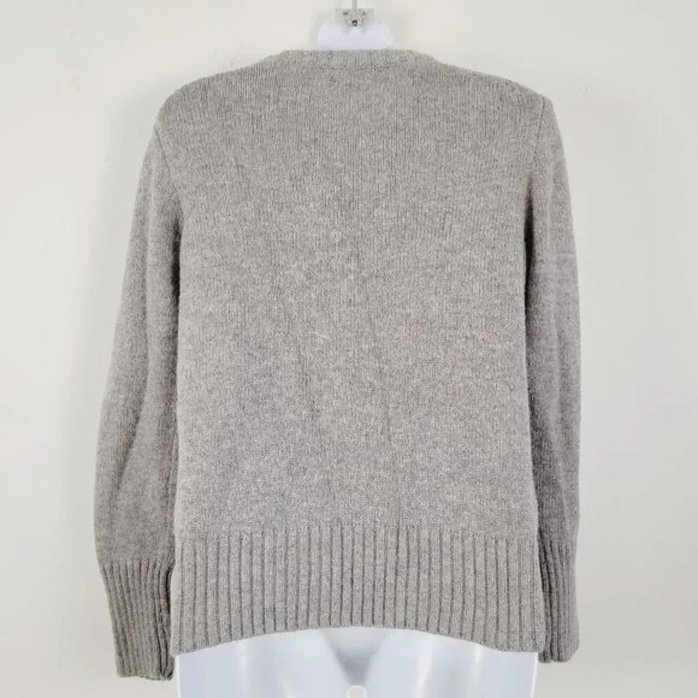 J. Crew  Cable‎ Knit Lambswool blend  Crew Neck Sweater  Women's Size S